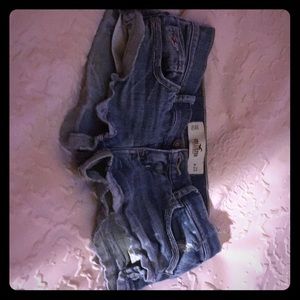 Hollister denim short shorts.